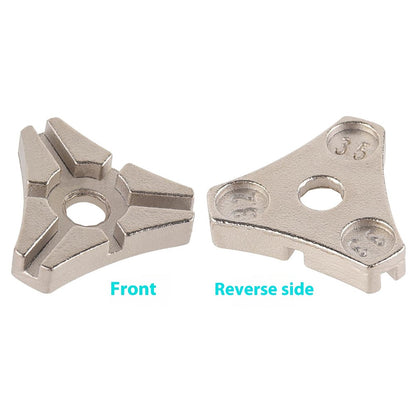 103409-1 Bicycle Spoke Wrench 6 Sizes Triangular Carbon Steel Bike Wheel Truing Repair Tool