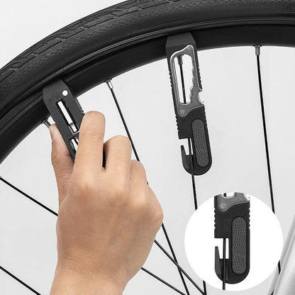 ROCKBROS 430002001 Multifunctional Tire Lever Bicycle Repair Tool Ratchet Wrench for Mountain Road Bike