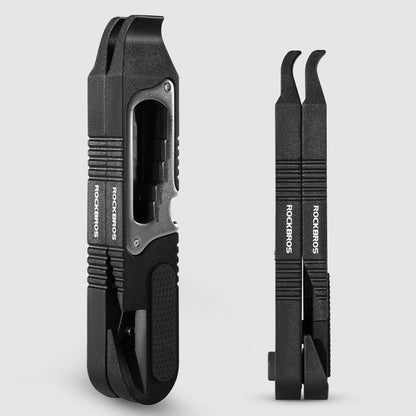 ROCKBROS 430002001 Multifunctional Tire Lever Bicycle Repair Tool Ratchet Wrench for Mountain Road Bike