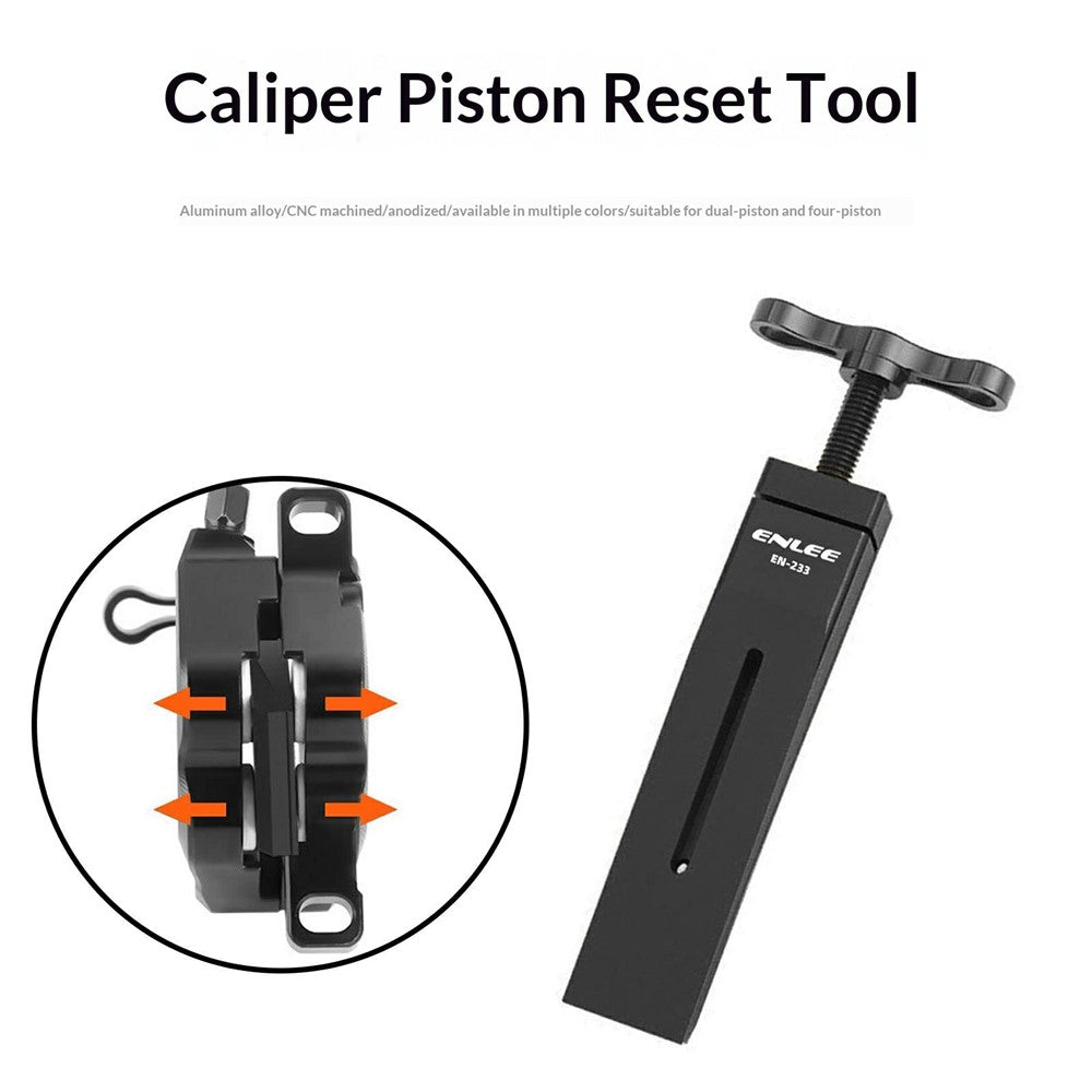 ENLEE EN-233 Aluminum Alloy Bicycle Caliper Piston Return Tool Road Bike Brake Caliper Tool for MTB Road Bike