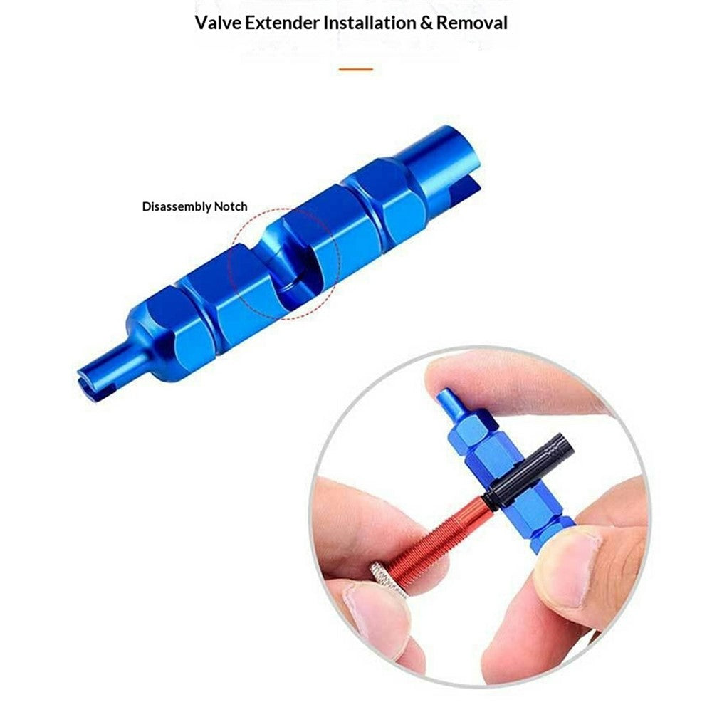 ENLEE E510 Bicycle Tire Valve Core Wrench Tool for FV / AV Valves Aluminum Alloy Portable Maintenance Tool