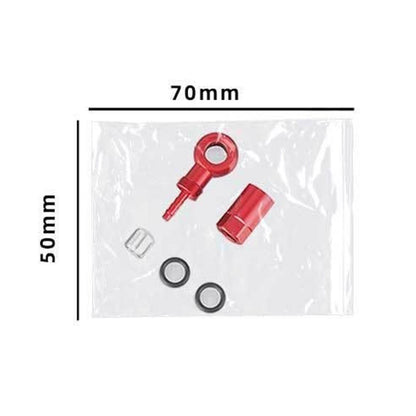 ENLEE E511 Bike Hydraulic Disc Brake Hose Connector Kit Olive Barb Set Bicycle Modification Accessory for SLX XT XTR