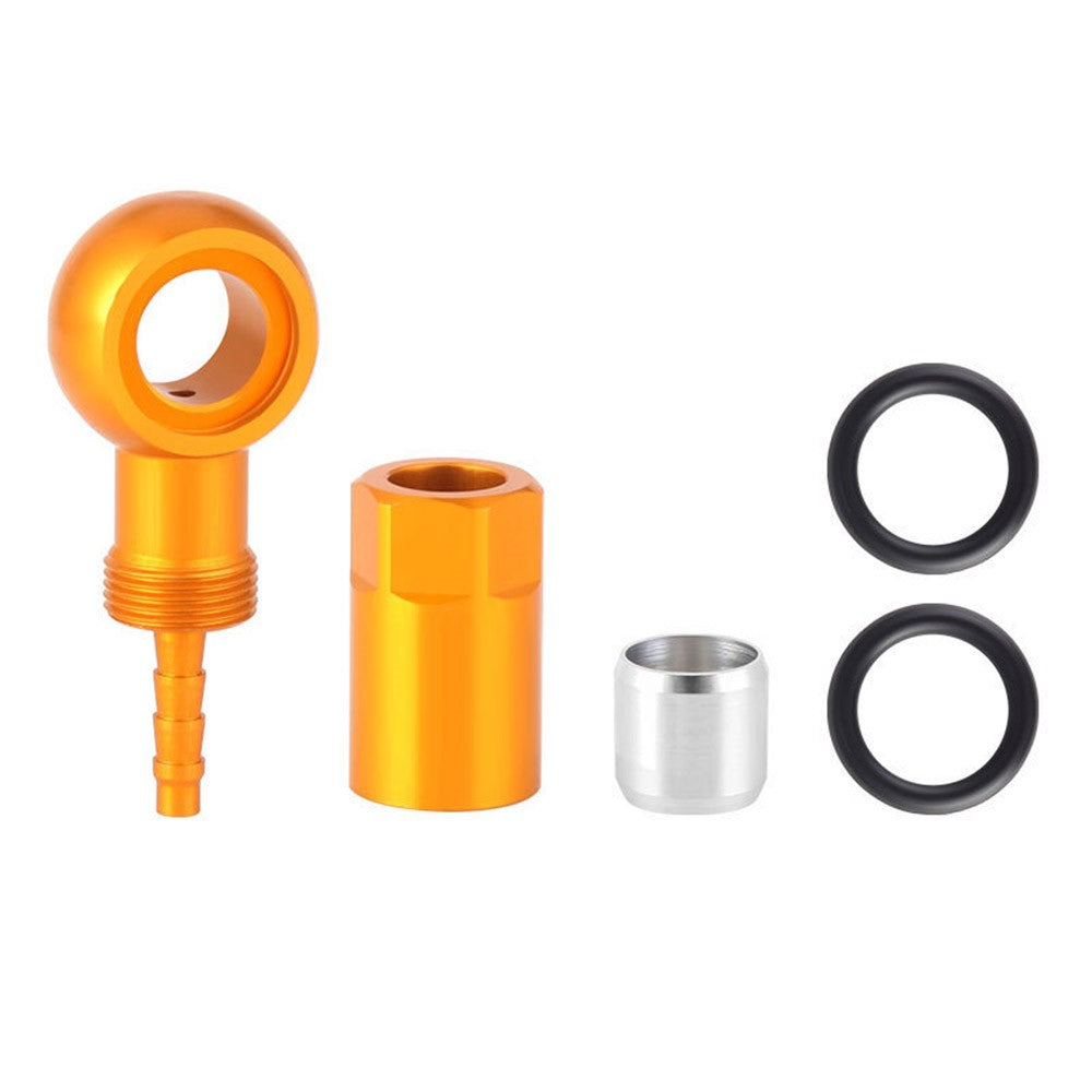ENLEE E511 Bike Hydraulic Disc Brake Hose Connector Kit Olive Barb Set Bicycle Modification Accessory for SLX XT XTR