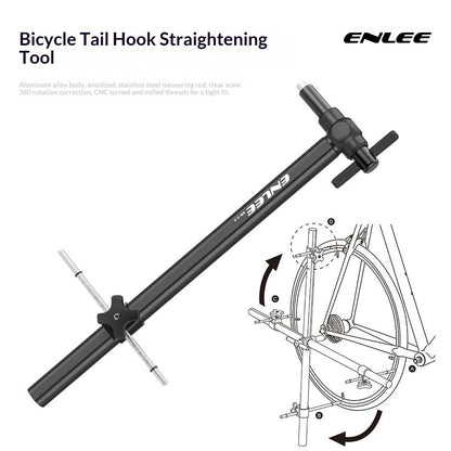 ENLEE Derailleur Hanger Alignment Tool Mountain Bike Rear Dropout Hanger Correction Repair Adjustment Tool