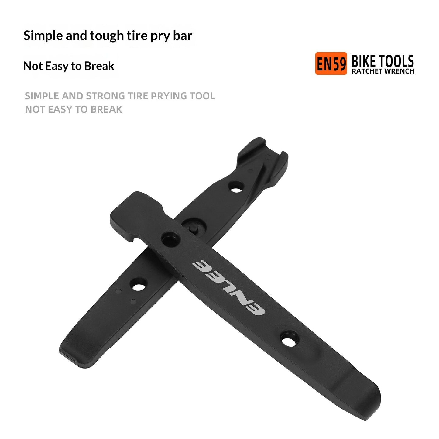ENLEE Multifunctional Bike Repair Ratchet Wrench Set Portable Tire Maintenance Tool with Flip-top Storage Box