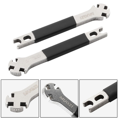 MUQZI Bike Spoke Wrench 3.3/3.4/3.5mm Spoke Nipple Remover Bicycle Wheel Tension Adjustment Tool