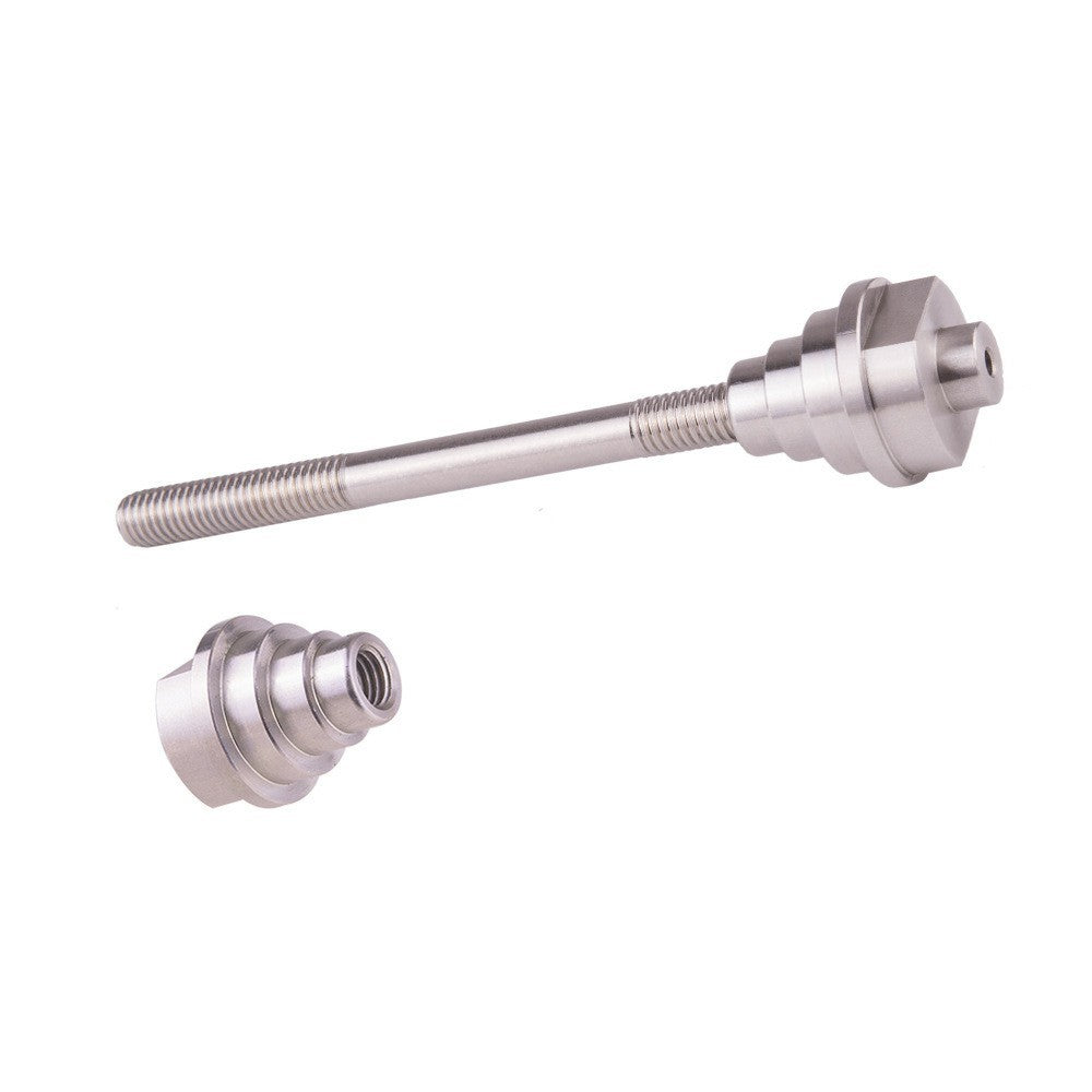 ZTTO Bike Truing Stand Thru Axle Adapter 12 / 15 / 20mm Bicycle Thru Axle Front Hub Steel Fixing Bar
