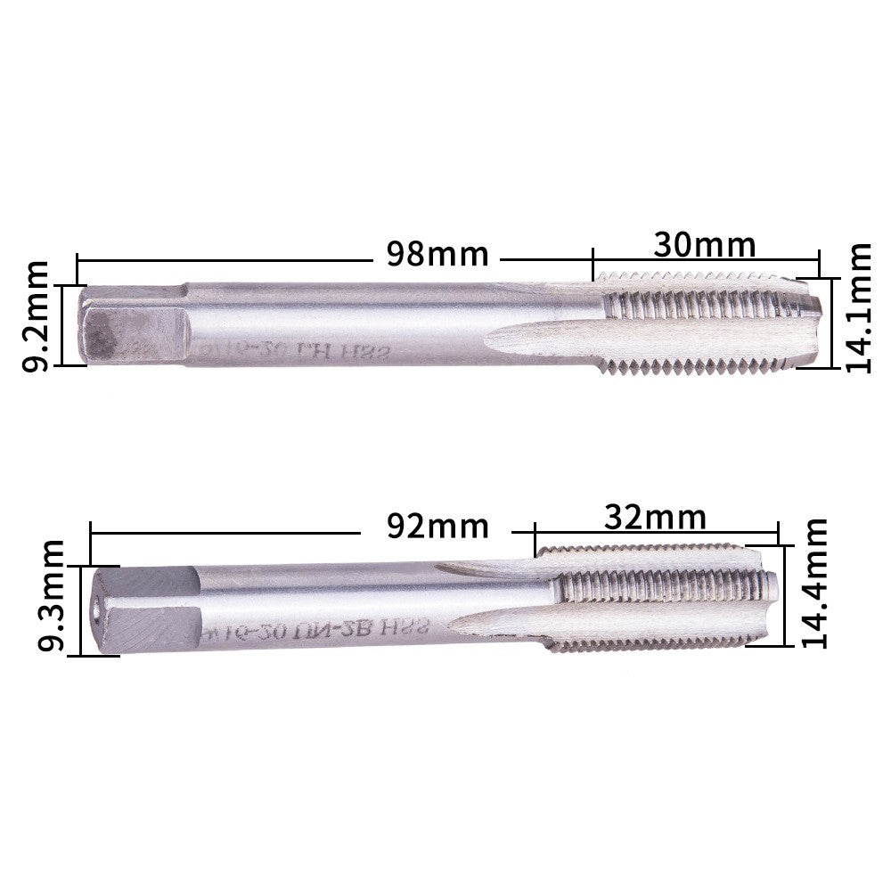 ZTTO 1 Pair Bicycle Crank Threading Tool High Speed Steel Crankset Pedal Tap