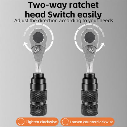 WEST BIKING YP0719355 Aluminum Alloy Ratchet Wrench Screwdriver Bit Repair Tool Kit (Advanced Version)