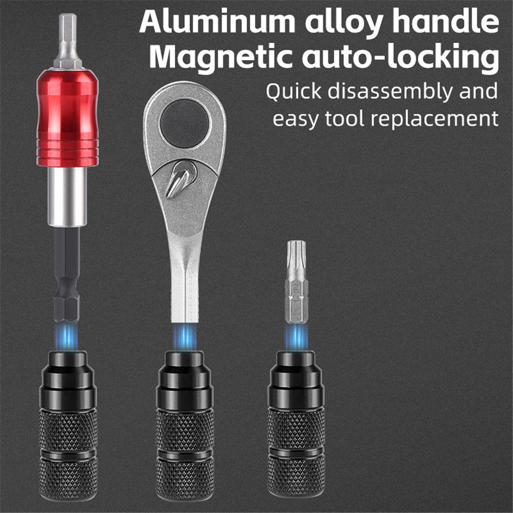 WEST BIKING YP0719355 Aluminum Alloy Ratchet Wrench Screwdriver Bit Repair Tool Kit (Advanced Version)
