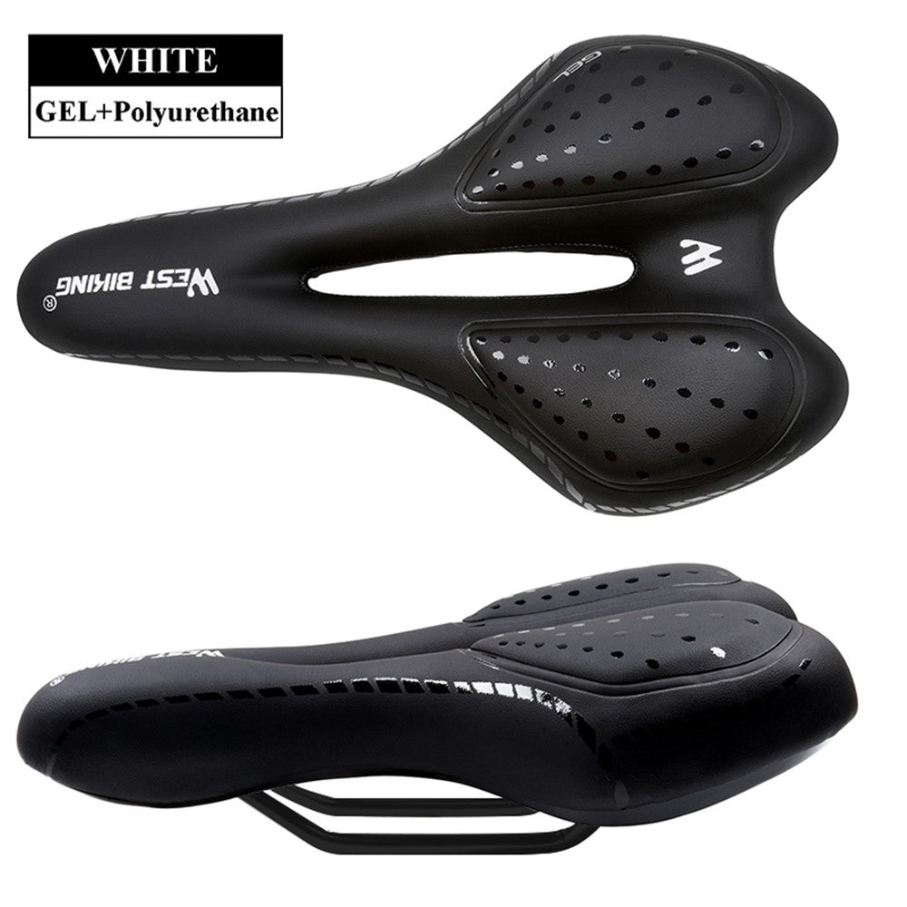 WEST BIKING Bicycle Seat Cushion Breathable Soft Silicon Padded Cushion