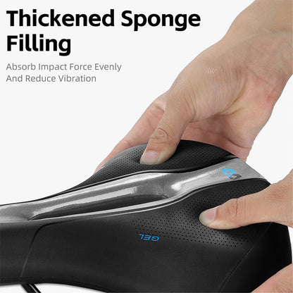 WEST BIKING YP0801210-211 Hollow Bicycle Seat Cushion Shock Absorption Mountain Bike Saddle