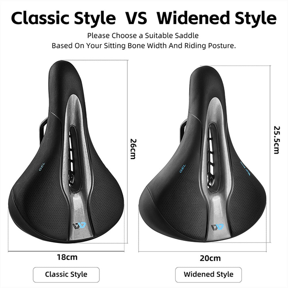 WEST BIKING YP0801210-211 Hollow Bicycle Seat Cushion Shock Absorption Mountain Bike Saddle