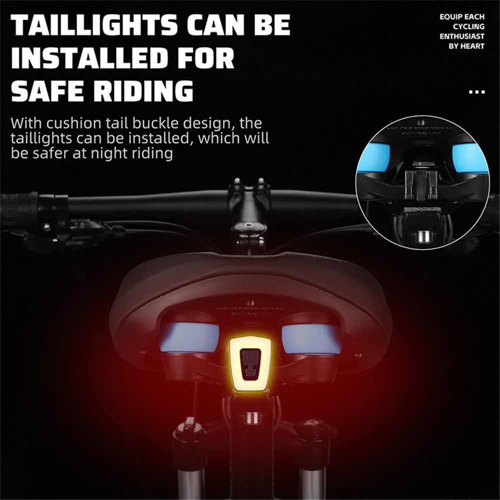 WEST BIKING YP0801208-209 Leather+Sponge Bike Saddle Hollow Breathable Bicycle Seat Cushion