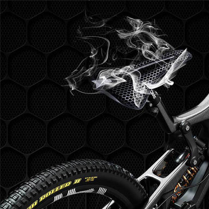 ENLEE 3D Printing Bike Cycling Saddle Carbon Fiber Honeycomb Design Breathable Bicycle Seat, 250x140x17mm