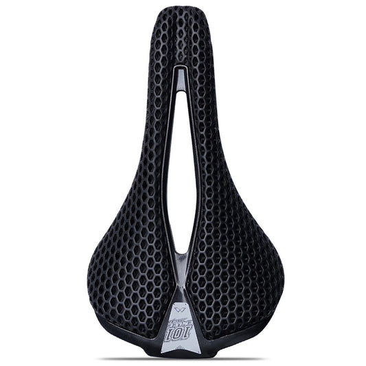 ENLEE 250x140x17mm 3D Printing Bike Saddle Carbon Fiber Breathable Honeycomb Bicycle Seat, Nylon Type