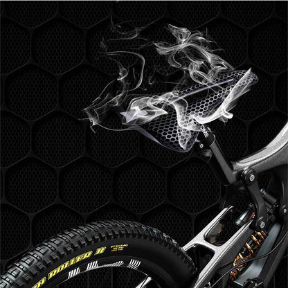 ENLEE 250x140x17mm 3D Printing Bike Saddle Carbon Fiber Breathable Honeycomb Bicycle Seat, Nylon Type