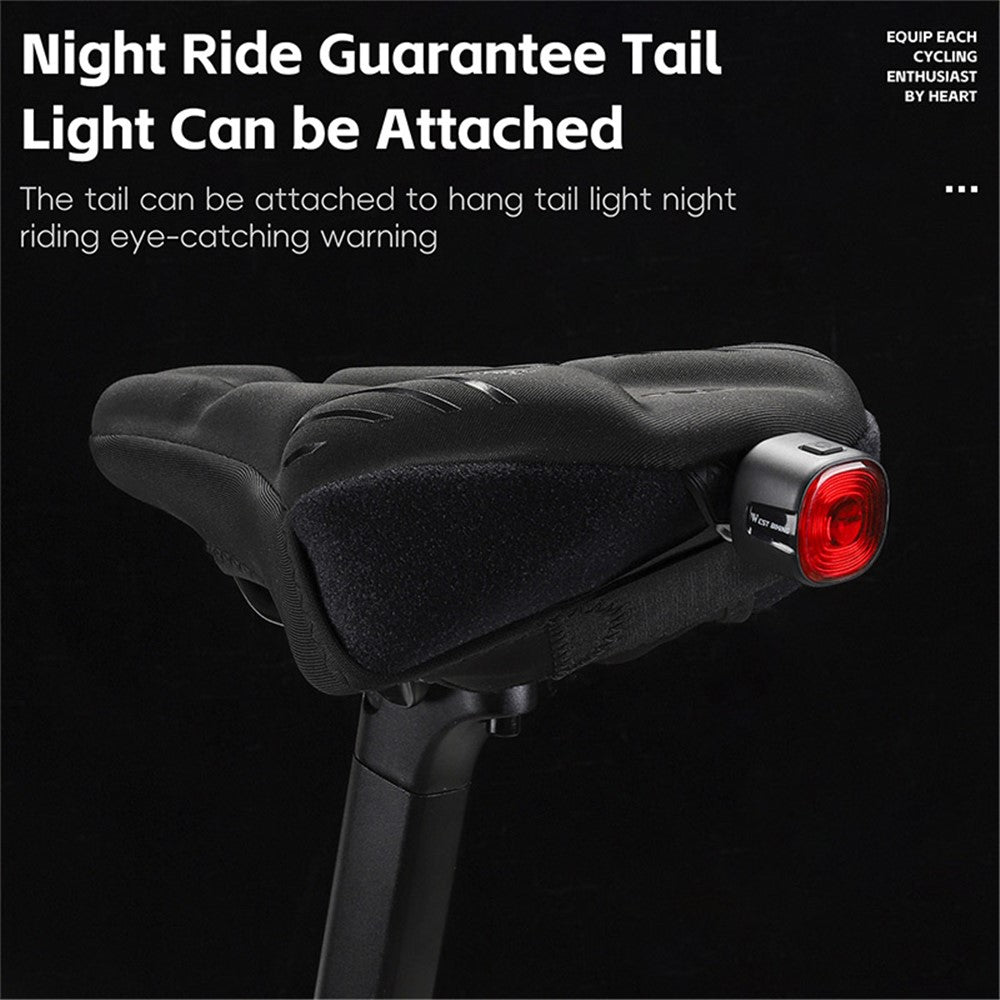 WEST BIKING YP0801223 Bike Saddle Cushion Shock-Absorbed Bicycle Seat Cover with Rain Cover