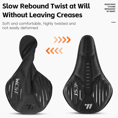 WEST BIKING YP0801224 Breathable Design Bike Saddle Cushion Bicycle Seat Cover with Rain Cover