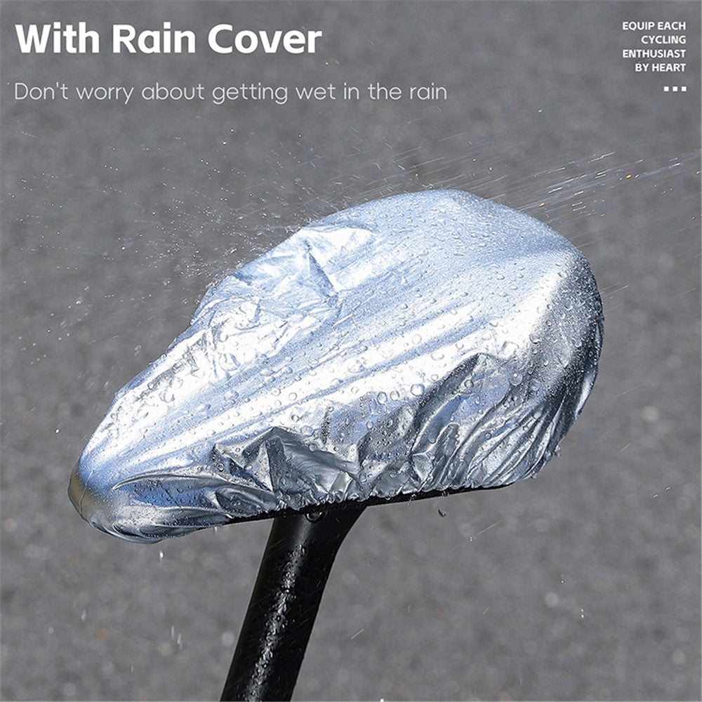 WEST BIKING YP0801224 Breathable Design Bike Saddle Cushion Bicycle Seat Cover with Rain Cover