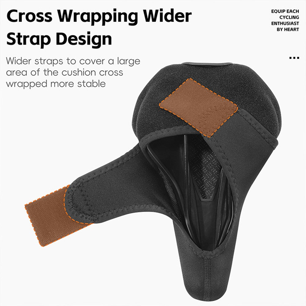WEST BIKING YP0801224 Breathable Design Bike Saddle Cushion Bicycle Seat Cover with Rain Cover