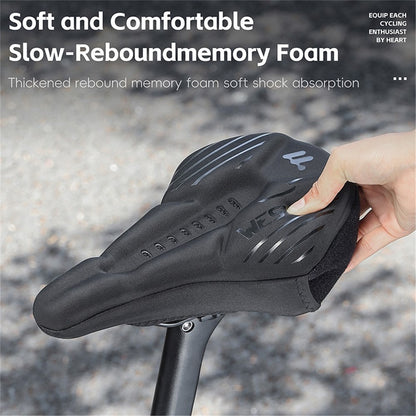 WEST BIKING YP0801224 Breathable Design Bike Saddle Cushion Bicycle Seat Cover with Rain Cover