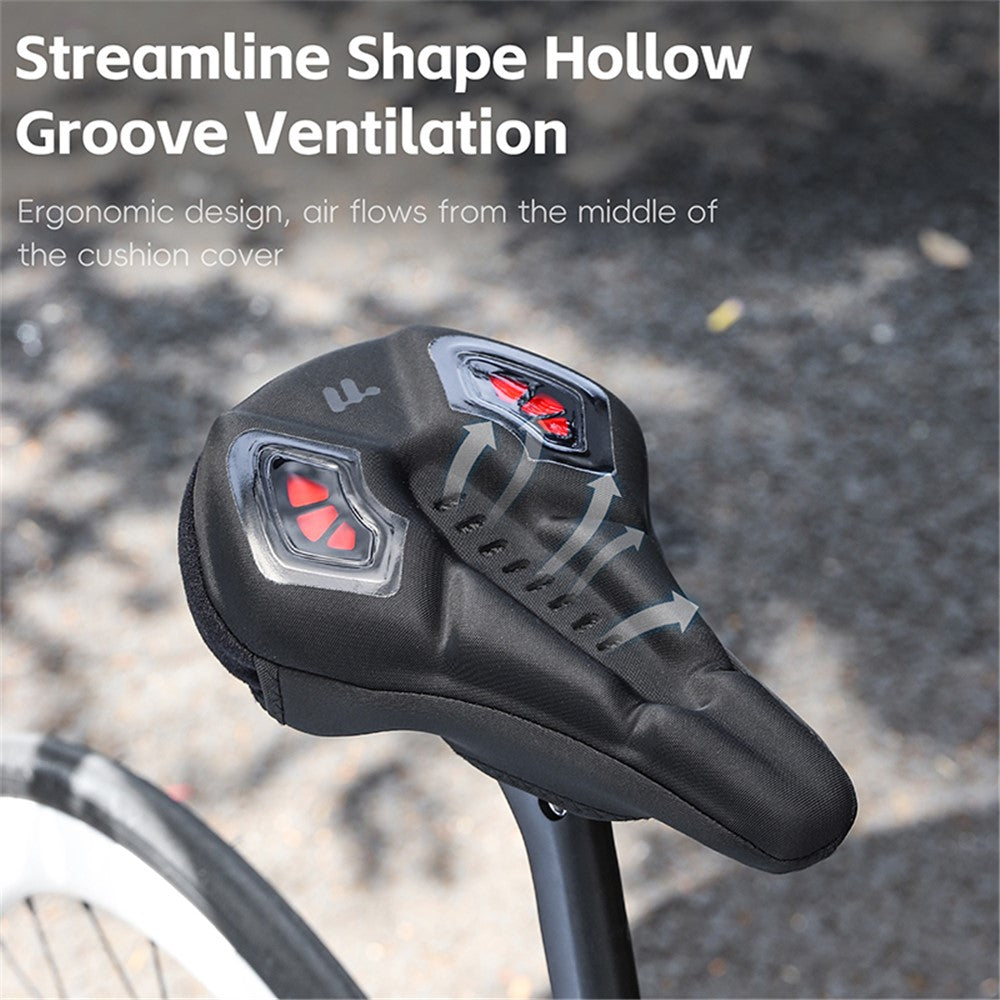 WEST BIKING YP0801222 Bike Saddle Cover Memory Foam + Silicone Breathable Bicycle Seat Cushion