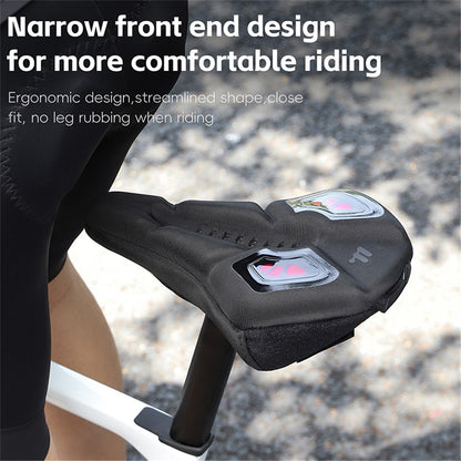 WEST BIKING YP0801222 Bike Saddle Cover Memory Foam + Silicone Breathable Bicycle Seat Cushion