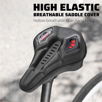 WEST BIKING YP0801222 Bike Saddle Cover Memory Foam + Silicone Breathable Bicycle Seat Cushion