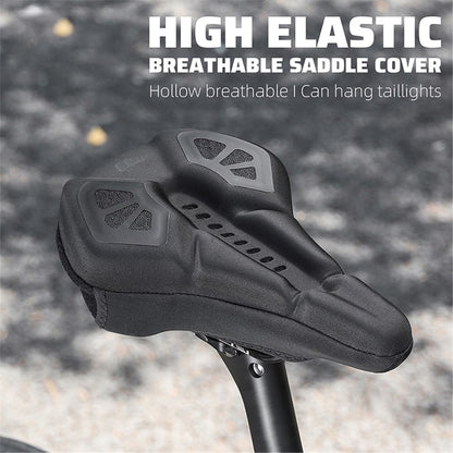 WEST BIKING YP0801221 Bike Saddle Cover Memory Foam + Silicone Breathable Bicycle Seat Cushion