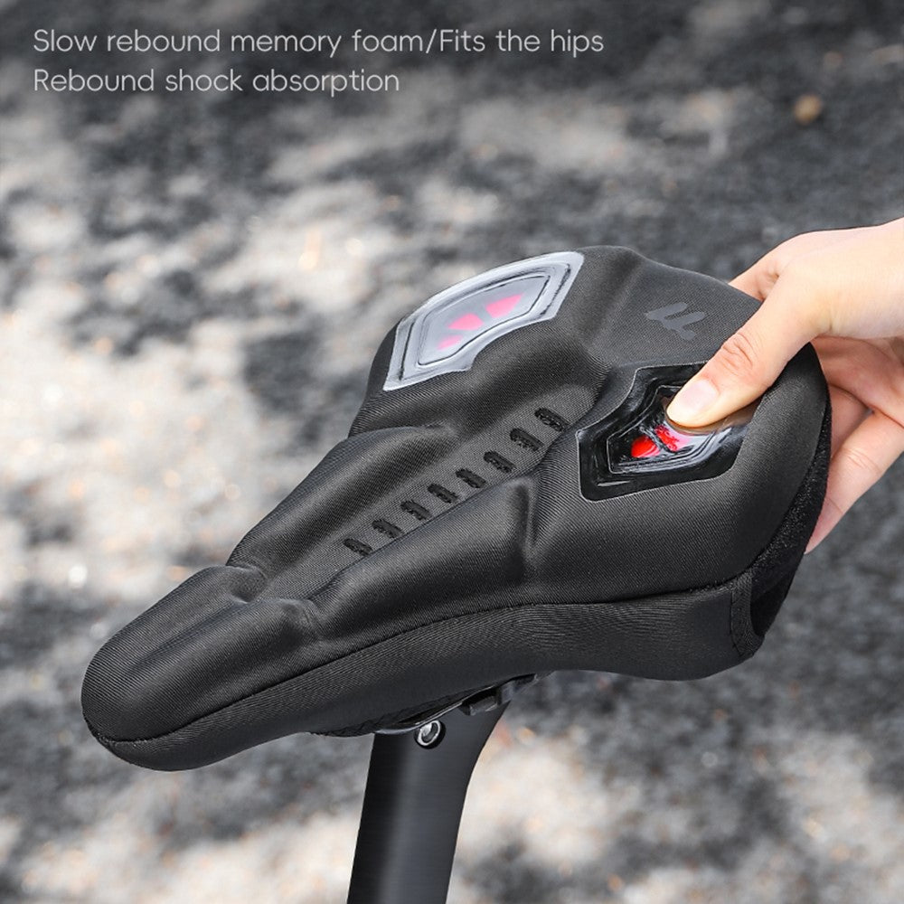 WEST BIKING YP0801221 Bike Saddle Cover Memory Foam + Silicone Breathable Bicycle Seat Cushion