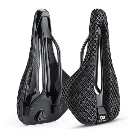 WEST BIKING YP0801226 3D Printing Women Cycling Bike Saddle Carbon Fiber Breathable Bicycle Seat