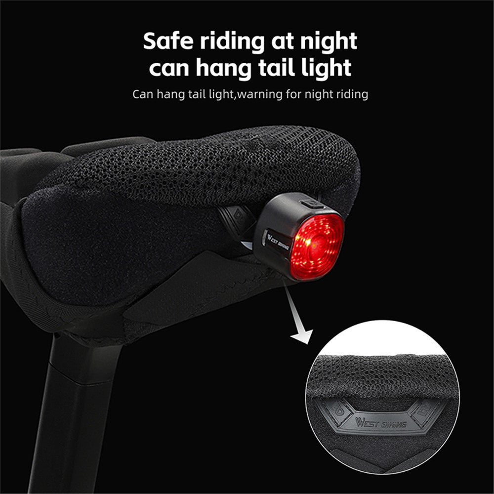 WEST BIKING YP0801225 3D Air Cushion Silicone Bicycle Saddle Cover Shock-Absorption Bicycle Seat Cover