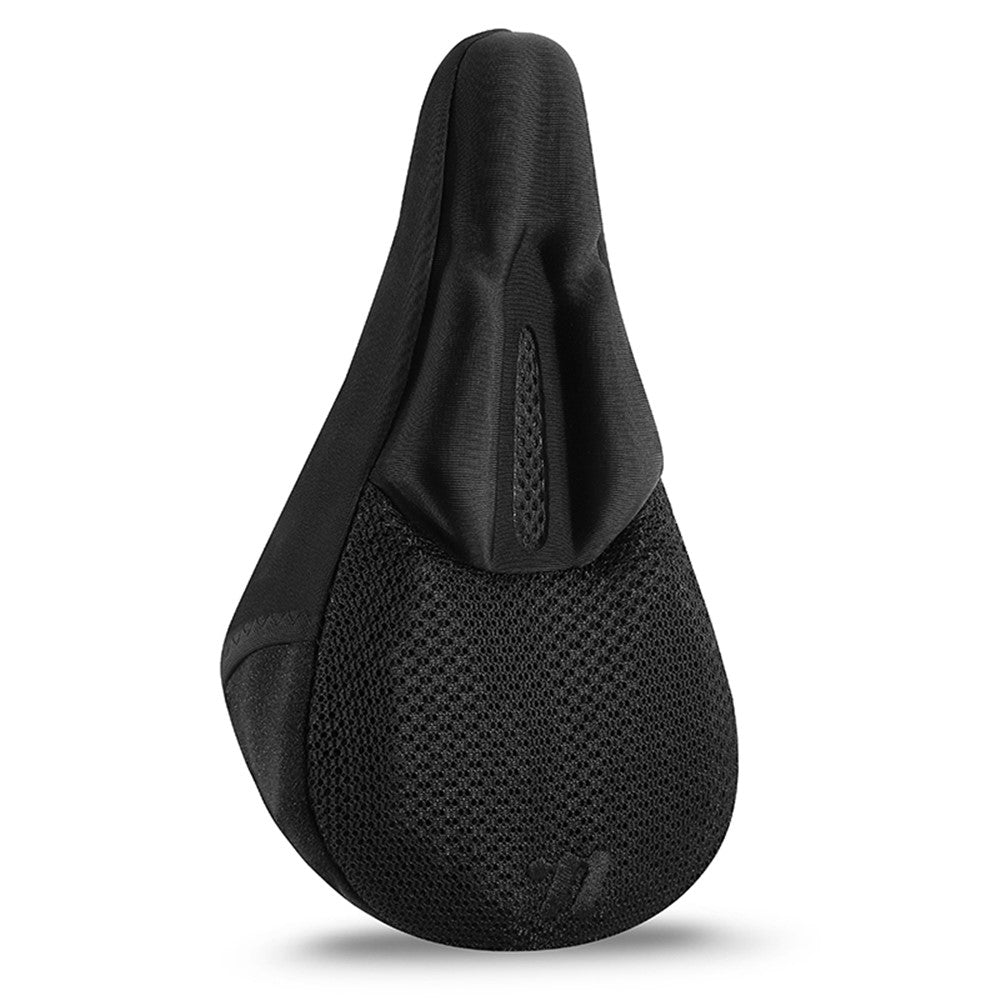 WEST BIKING YP0801225 3D Air Cushion Silicone Bicycle Saddle Cover Shock-Absorption Bicycle Seat Cover