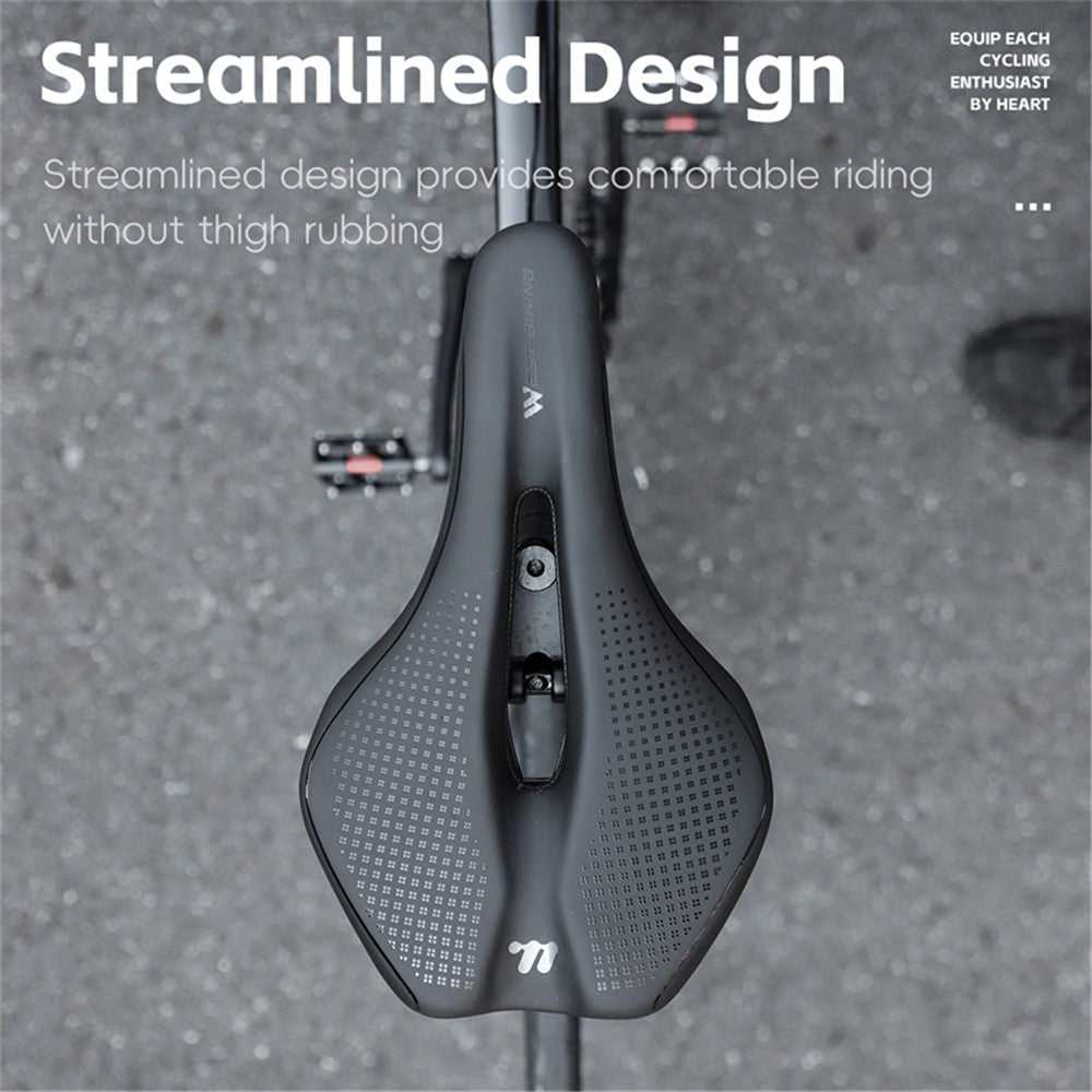 WEST BIKING Bicycle Saddle for Mountain and Road Bikes Shock-Absorbing Bike Seat