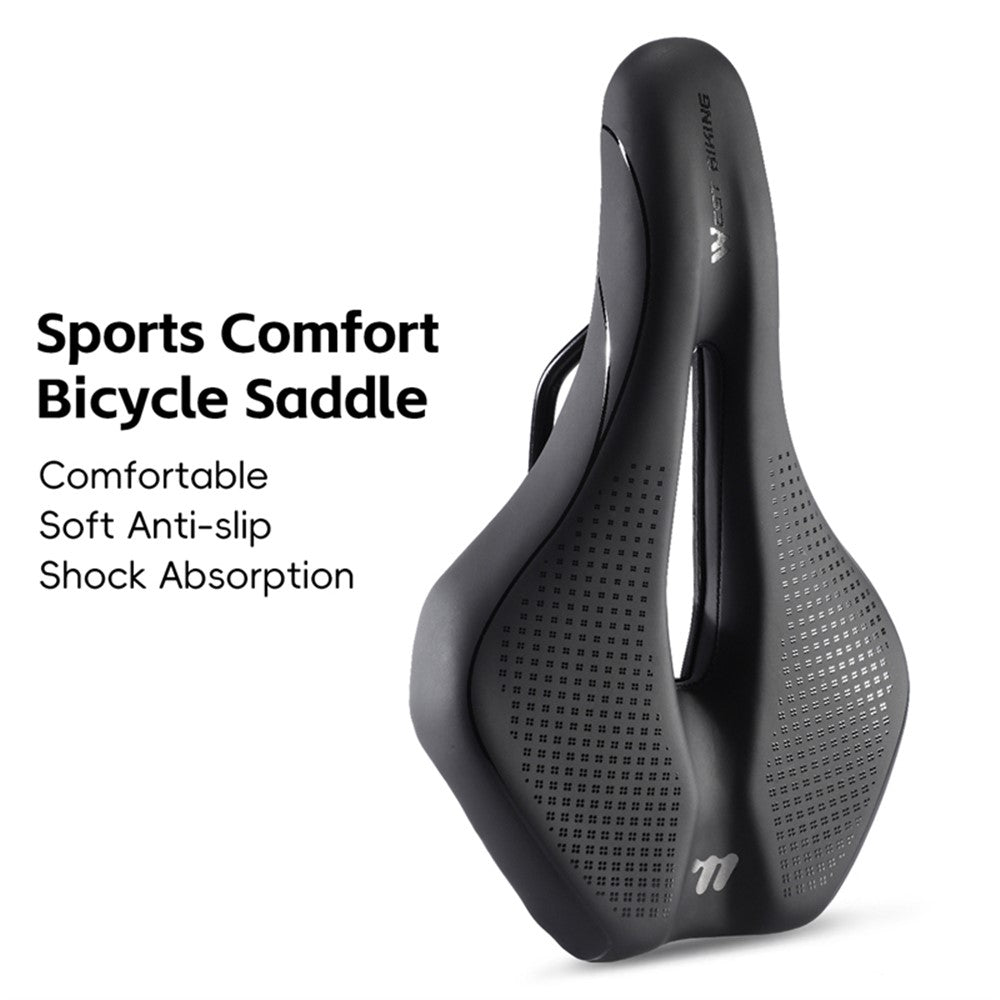 WEST BIKING Bicycle Saddle for Mountain and Road Bikes Shock-Absorbing Bike Seat