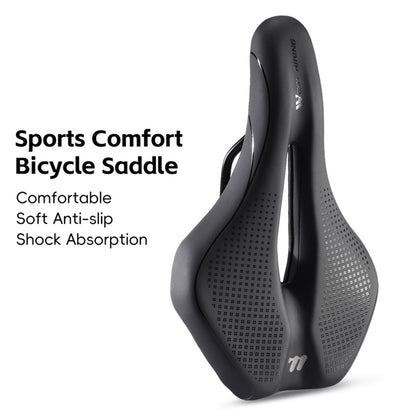 WEST BIKING Bicycle Saddle for Mountain and Road Bikes Shock-Absorbing Bike Seat