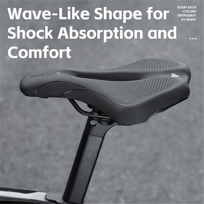 WEST BIKING Bicycle Saddle for Mountain and Road Bikes Shock-Absorbing Bike Seat