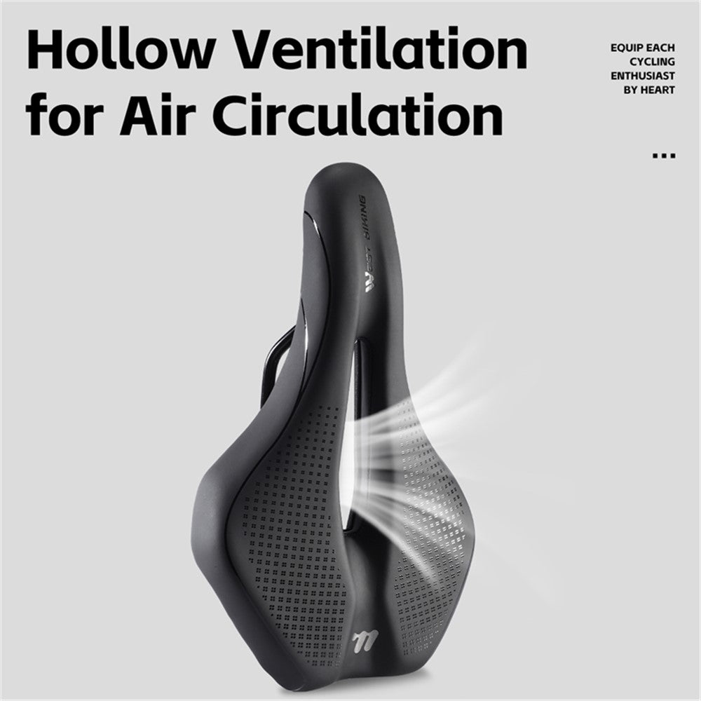 WEST BIKING Bicycle Saddle for Mountain and Road Bikes Shock-Absorbing Bike Seat