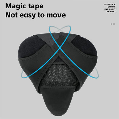 WEST BIKING YP0801232 Bike Saddle Cover Widen Thicken Shock Absorption Bicycle Seat Cushion, 25.5x26.5cm