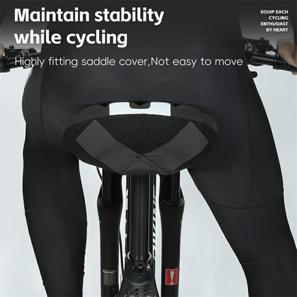 WEST BIKING YP0801232 Bike Saddle Cover Widen Thicken Shock Absorption Bicycle Seat Cushion, 25.5x26.5cm