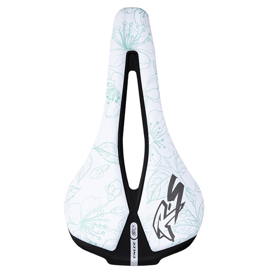 ENLEE RS Sport Saddle EVA+PU Microfiber Leather Cycling Bike Hollow Breathable Seat