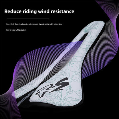 ENLEE RS Sport Saddle EVA+PU Microfiber Leather Cycling Bike Hollow Breathable Seat