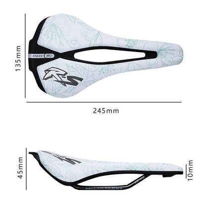 ENLEE RS Sport Saddle EVA+PU Microfiber Leather Cycling Bike Hollow Breathable Seat