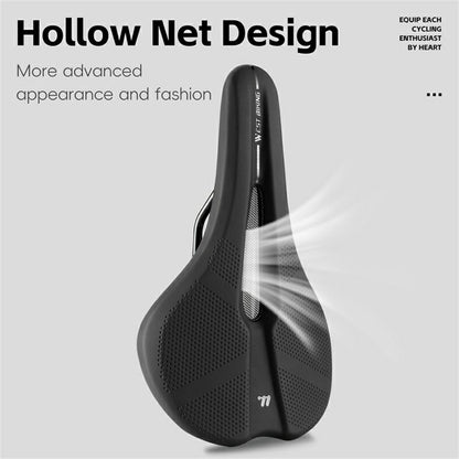 WEST BIKING YP0801237 Mountain Road Bike Breathable Mesh Bicycle Saddle Shock Absorption Seat