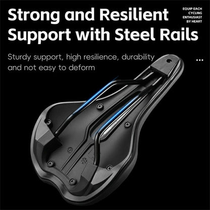 WEST BIKING YP0801237 Mountain Road Bike Breathable Mesh Bicycle Saddle Shock Absorption Seat
