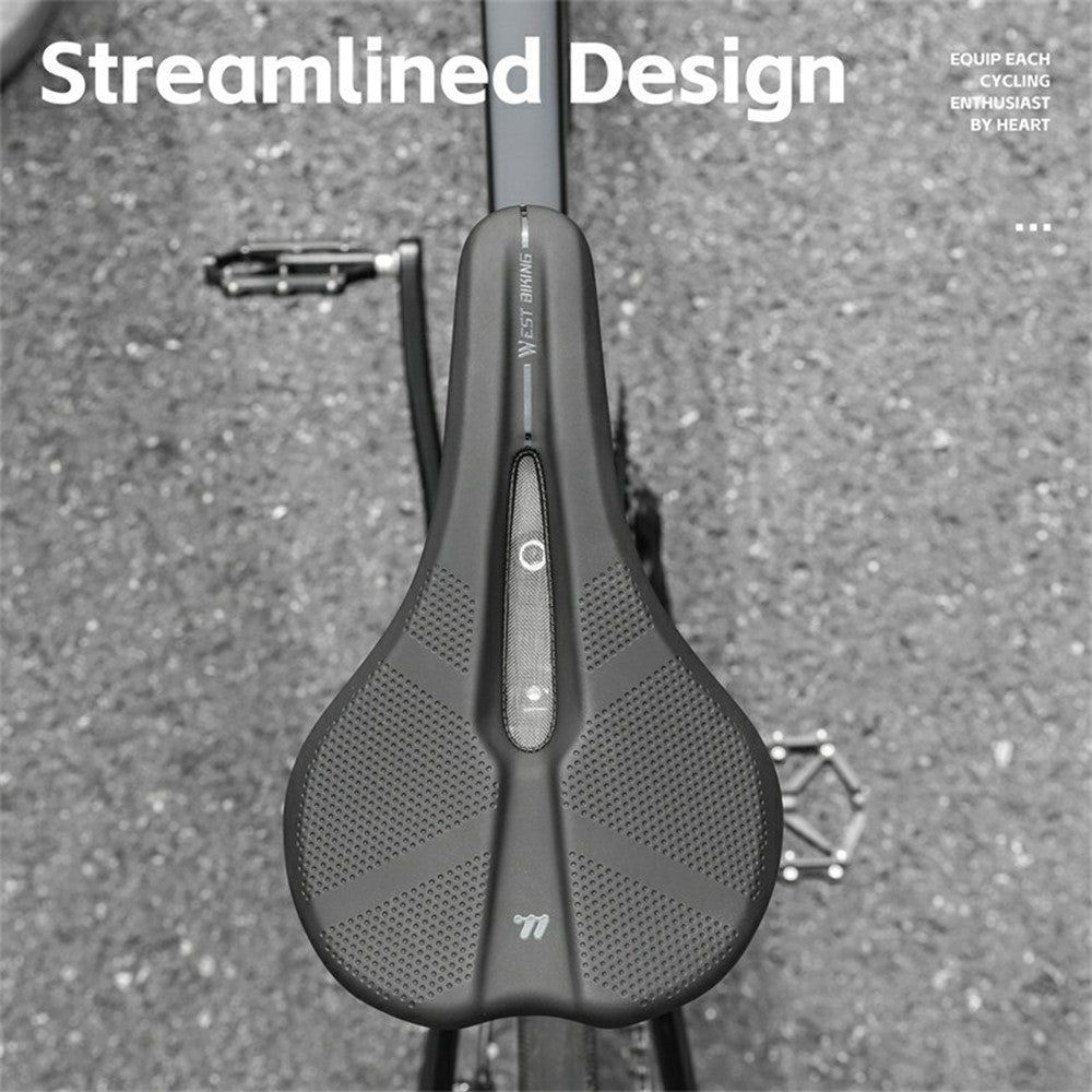 WEST BIKING YP0801237 Mountain Road Bike Breathable Mesh Bicycle Saddle Shock Absorption Seat