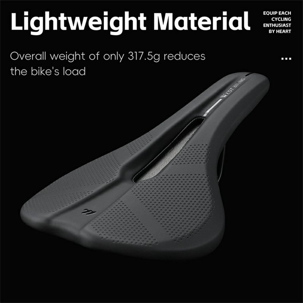 WEST BIKING YP0801237 Mountain Road Bike Breathable Mesh Bicycle Saddle Shock Absorption Seat