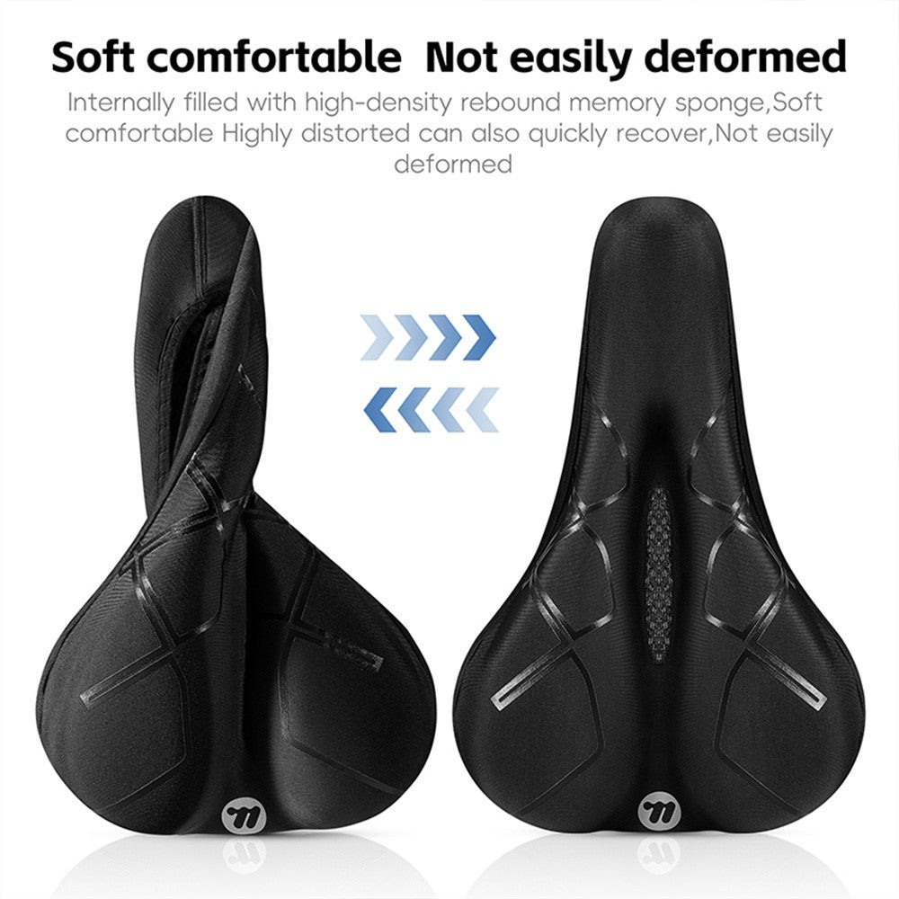 WEST BIKING Bicycle Seat Cover Silicone Memory Sponge Saddle Cushion Pad with Adjust Knob