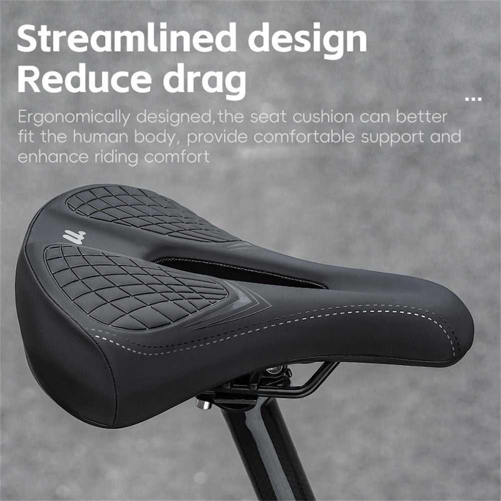 WEST BIKING 0801238B0000 Bicycle Saddle Comfort Shock Absorbing Bike Seat (Basic Style)